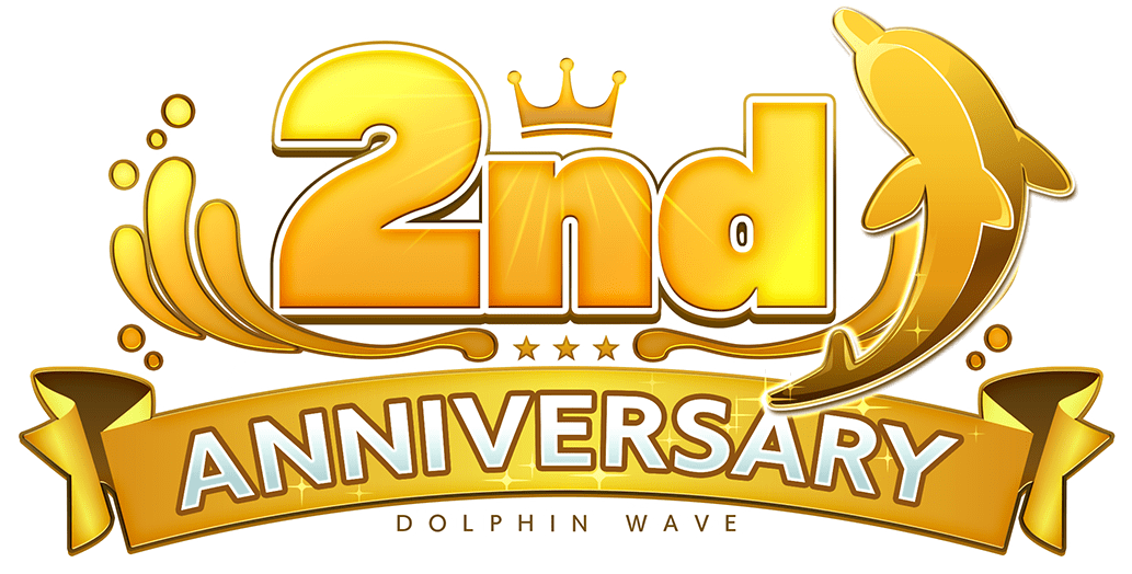 2nd ANNIVERSARY DOLPHIN WAVE