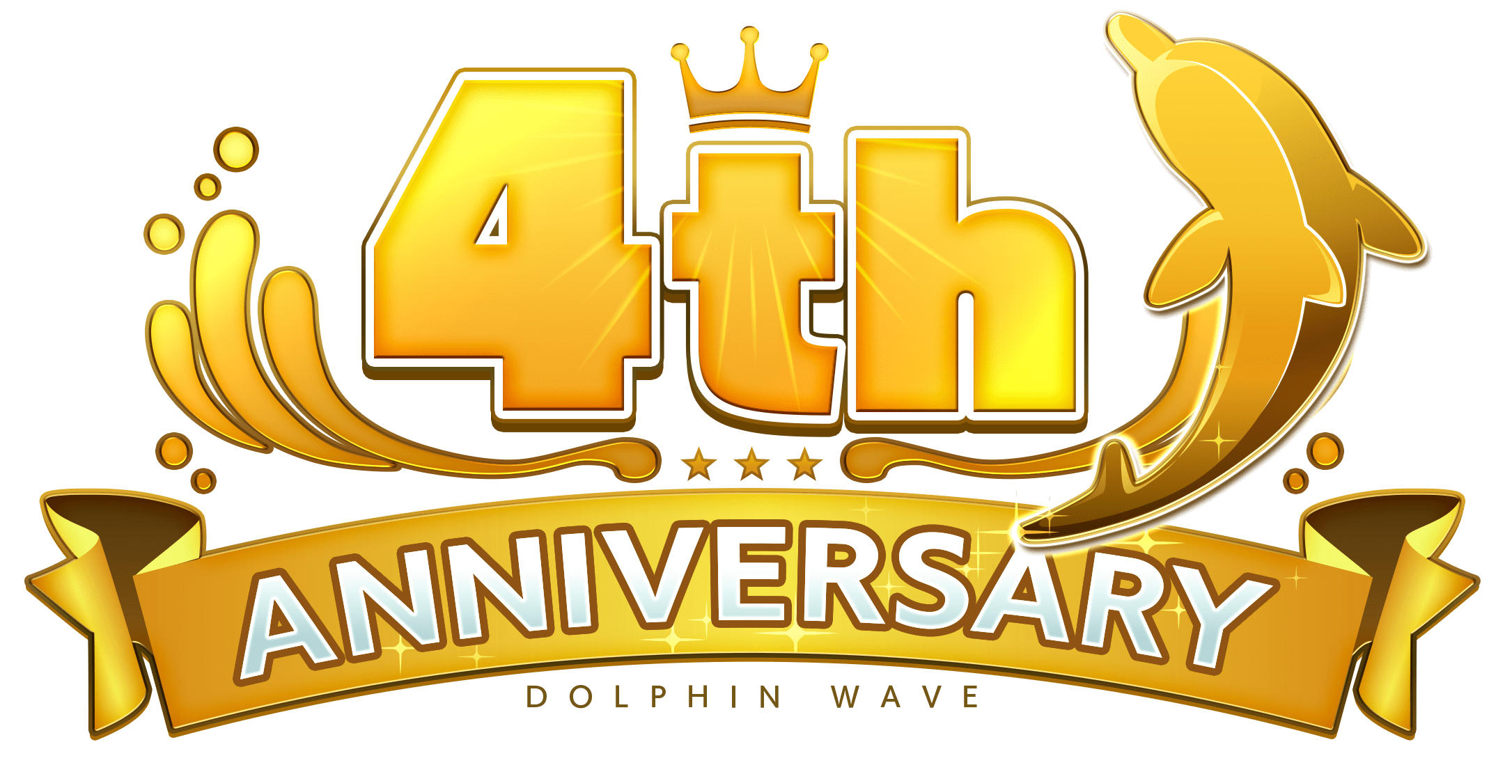 4th ANNIVERSARY DOLPHIN WAVE